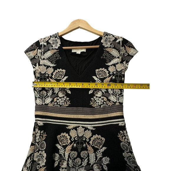 Ettitwa Dress Womens Size‎ 4 Brocade Floral Dark Romantic Floral Whimsigoth - Picture 12 of 13